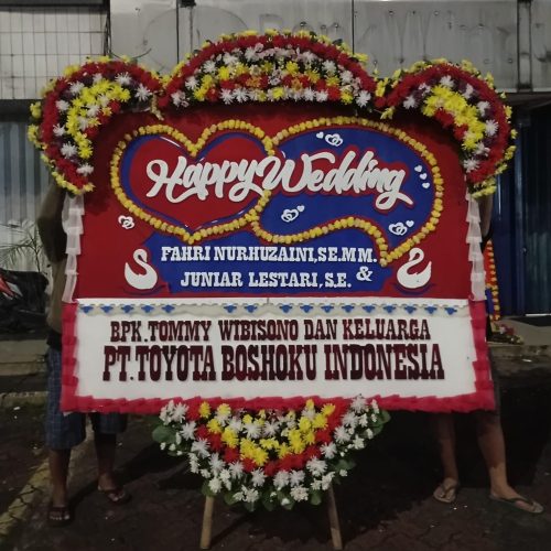 Papan Bunga Wedding 5