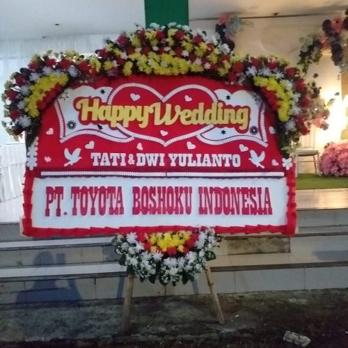Papan Bunga Wedding 6