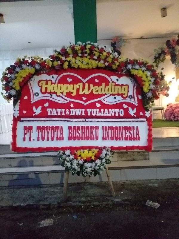 Papan Bunga Wedding 6