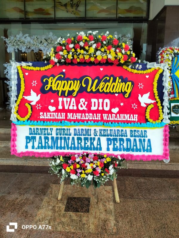 Papan Bunga Wedding 7