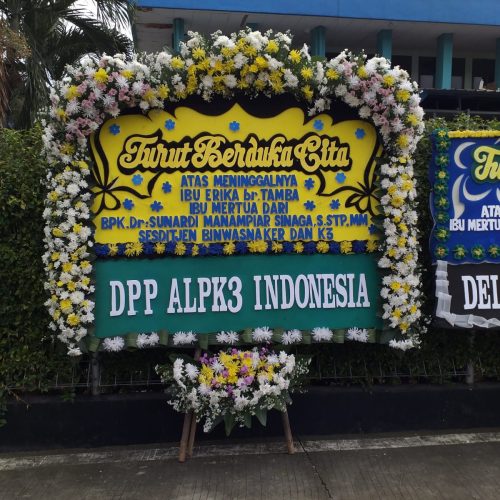 Papan Bunga Duka Cita 6